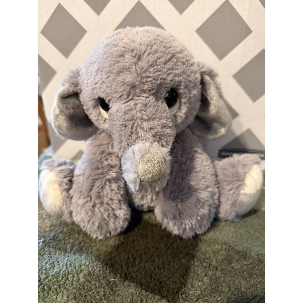 Aurora World Gray Elephant Plush Shaggy Soft Stuffed Animal 9 Inch 2020